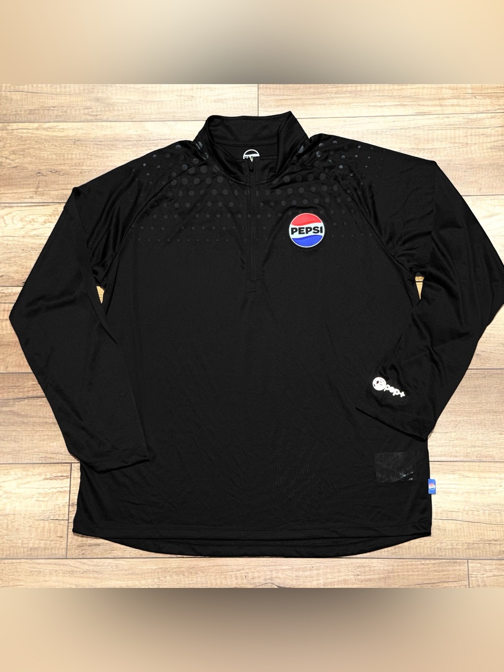 Pepsi Moisture Wicking Workwear Pep+ Quarter Zip Pullover Long Sleeve Mens 2XL